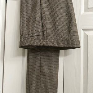 Brown houndstooth pants